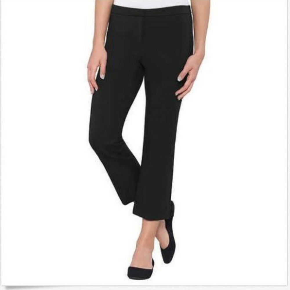 Max & Mia Ladies' Capri Dress Pant Black